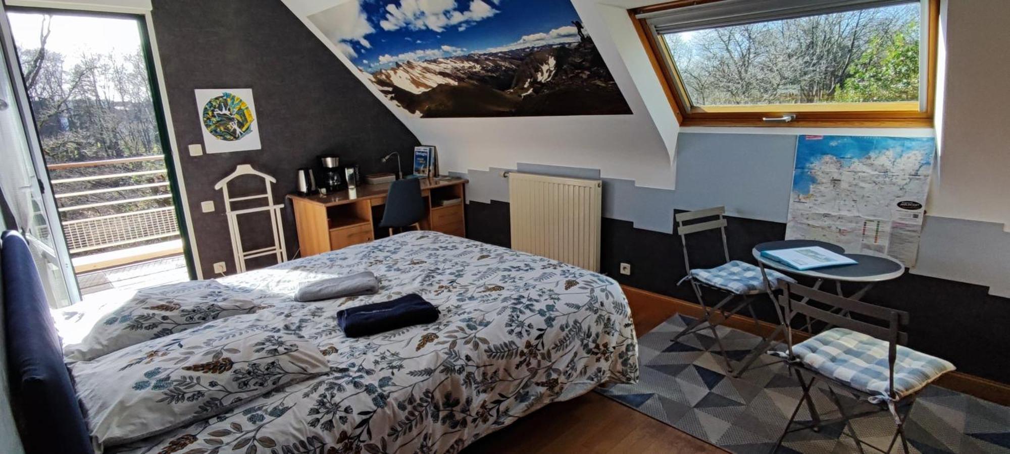 2 Belles Chambres Avec Balcon Sdb Et Wc Privatifs Lannion Luaran gambar